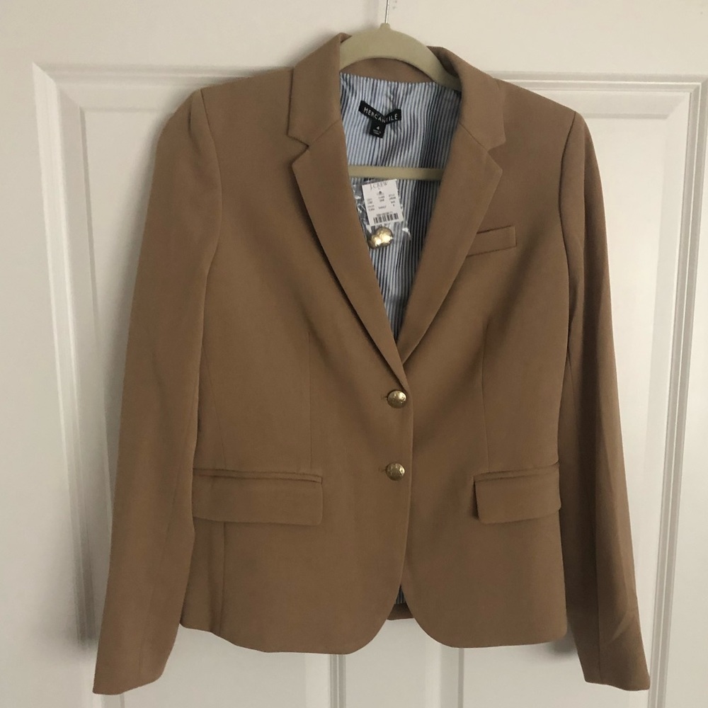 Classic camel blazer - never worn!
